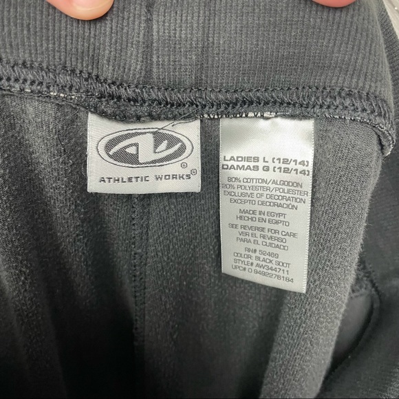 Athletic Works Drawstring Velour Pants L 12/14 - Picture 6 of 7